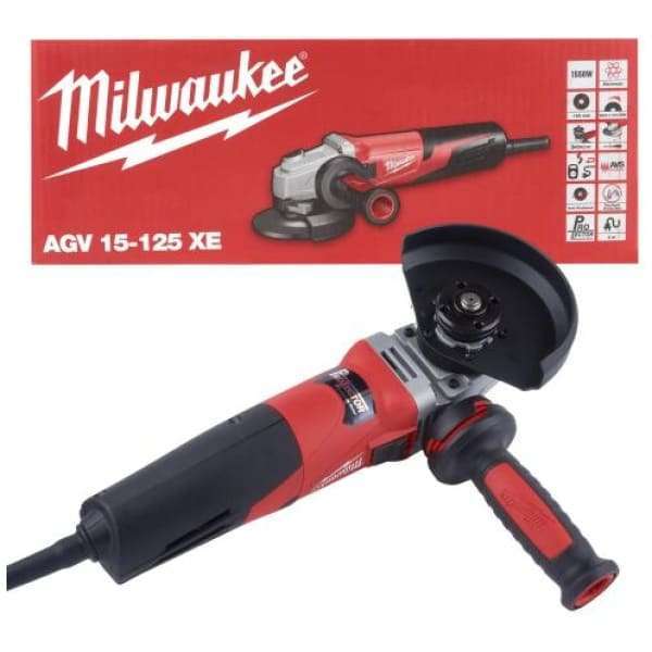 Milwaukee AGV 15-125XE ugaona brusilica 125mm 1550W 4933428127 - Slika 3