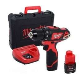 Milwaukee M12 BDD-202C aku bušilica – odvijač, 2x 12V 2Ah, 4933441915