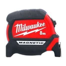 Milwaukee MAGNETIC 8m, profesionalni metar GEN III, magnetni, 8m x 27mm, 4932464600