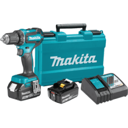 Makita DDF485RFE akumulatorska bušilica – odvijač; 18V; 2×3,0 Ah